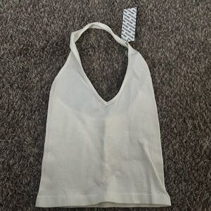 Urban Outfitters Cream Halter Camisole